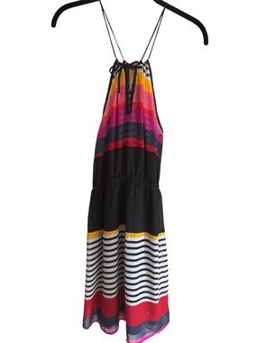 Peppermint USA sheer halter midi dress – size small